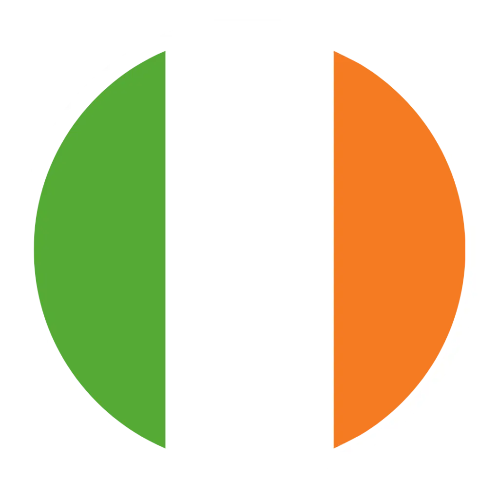 Irish Flag in circle