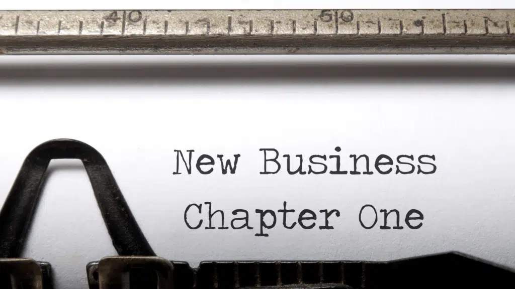 New Business Planning in writing
