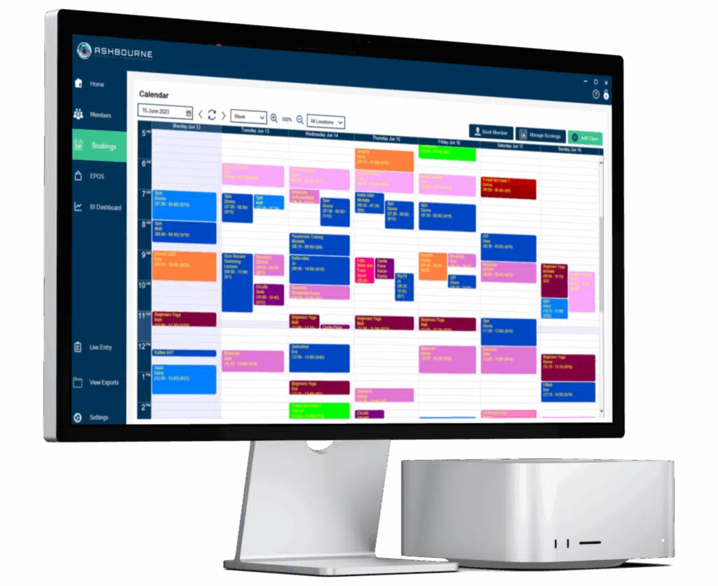 Class Booking Software | Ashbourne Membership Management